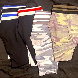 Bombshell sportswear leggings. 4 leggings. Ready for new home. Gently worn.